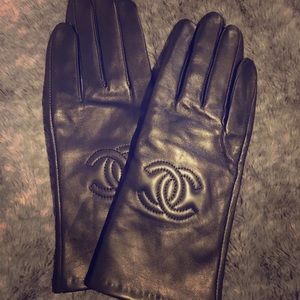 Chanel Lamb Skin Gloves 7.5